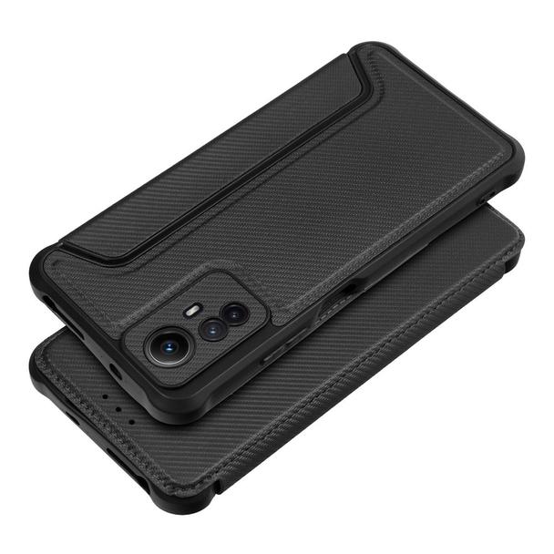 Etui z klapką na Xiaomi Redmi NOTE 12S Razor Book czarne
