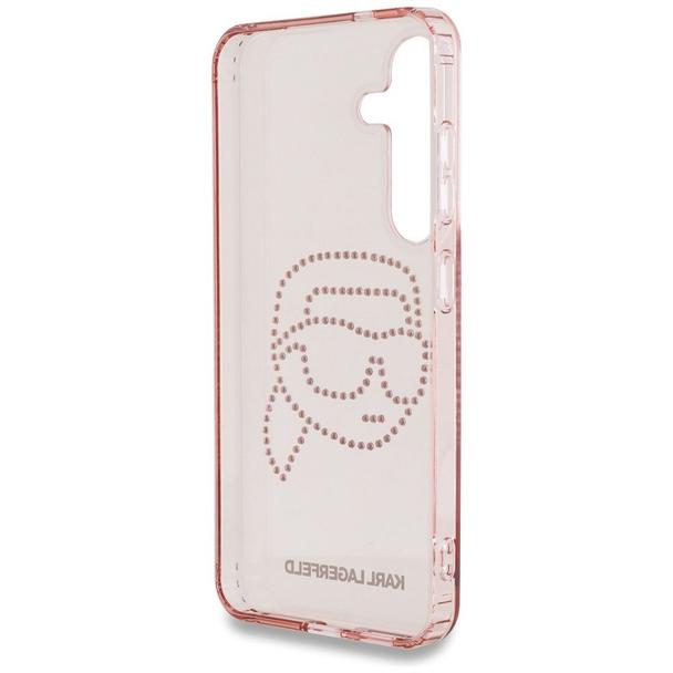 KARL LAGERFELD futerał do SAMSUNG S25 KLHCS25SHKHDCELP (IML Rhinestones K Head) różowy