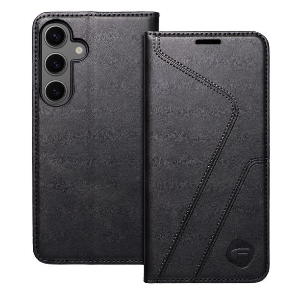 Pokrowiec na Samsung S24 PLUS Forcell F-Protect RFID Blocker Book czarny