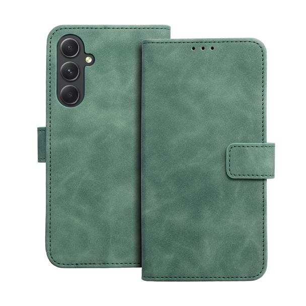 Etui z klapką na Samsung A54 5G Tender Book zielone