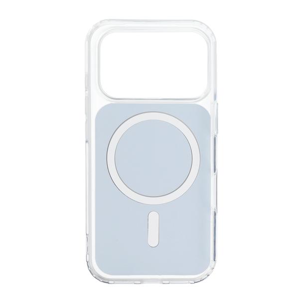 Futerał do Samsung S26 Clear Fusion Mag Cover zgodny z MagSafe granatowy