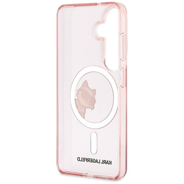 KARL LAGERFELD futerał do SAMSUNG S26 KLHMS26S6HCPSCP (Magnetic IML Peekaboo Choupette) różowy