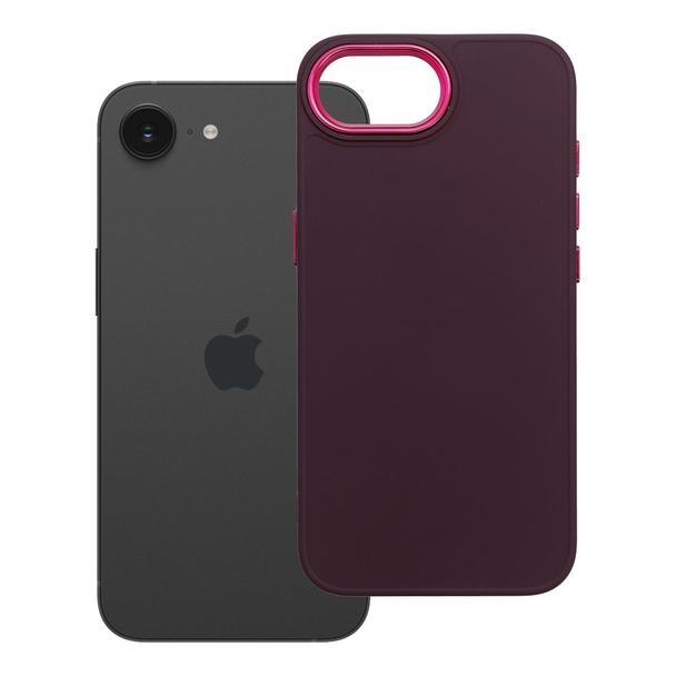 Etui na iPhone 16e (SE 4 2025) / 17e Frame fioletowe