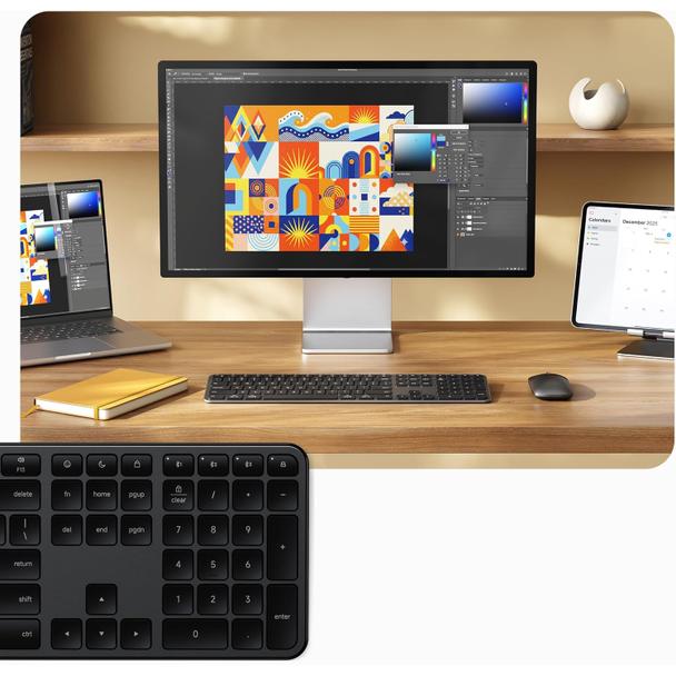 Klawiatura bezprzewodowa QWERTY Satechi Slim EX3 Mac / PC ST-KEX3C-EN czarna