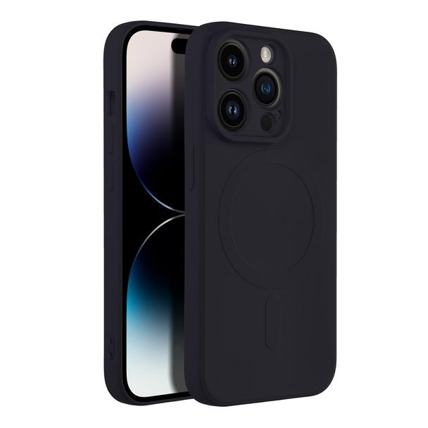 Futerał do iPhone 14 PRO Silicone Mag Cover zgodny z MagSafe czarny