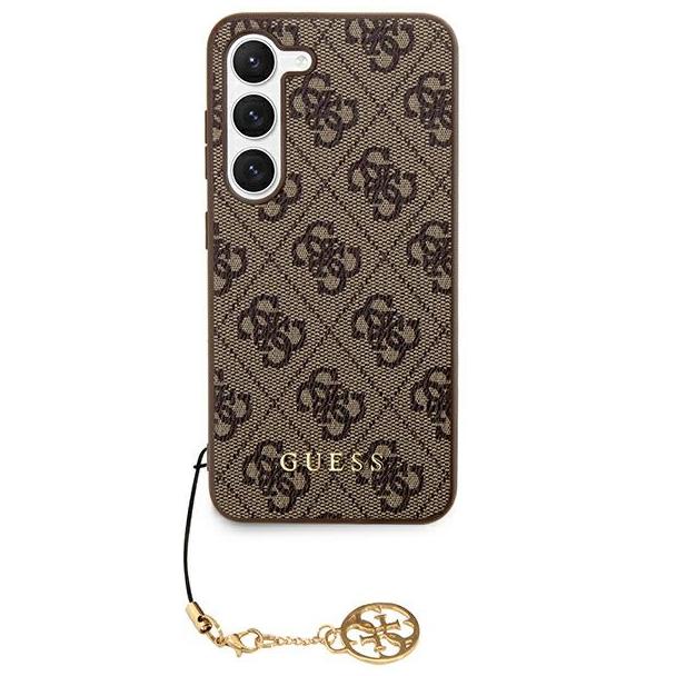 GUESS futerał do SAMSUNG S24 Plus GUHCS24MGF4GBR (4G Charm) brązowy
