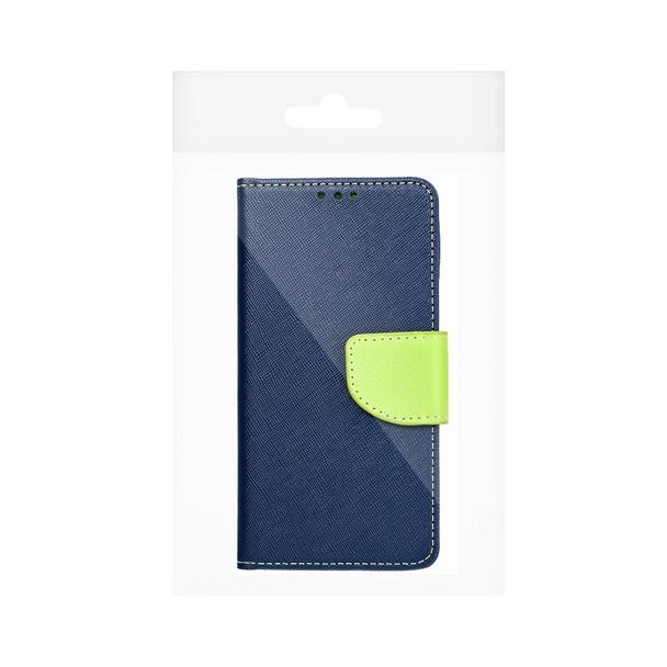 Kabura FANCY Book do  SAMSUNG A32 5G granatowo limonkowy