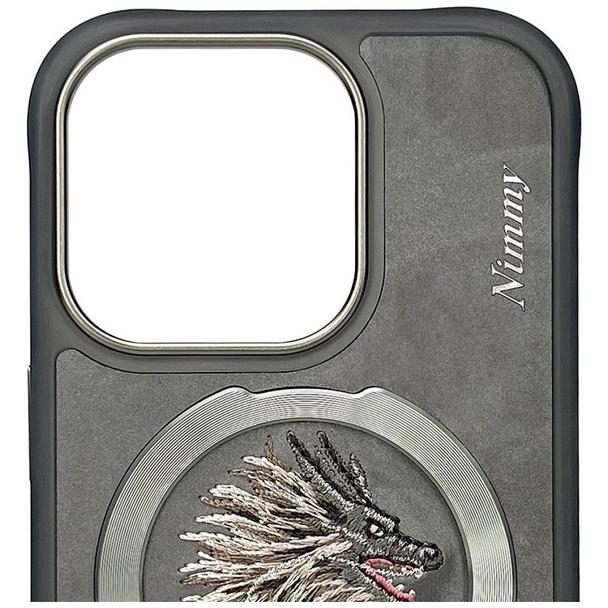 NIMMY futerał DRAGON kompatybilny z MagSafe do IPHONE 16 Pro szary
