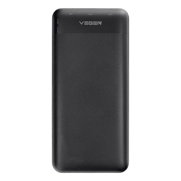 Powerbank Veger L30 (W3008PD) PD QC3.0 3A 20W 30000 mAh czarny 0INT