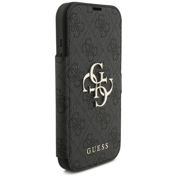 GUESS kabura do IPHONE 17 Pro GUBKP17L4GMGGR (PU 4G Metal Logo) czarna