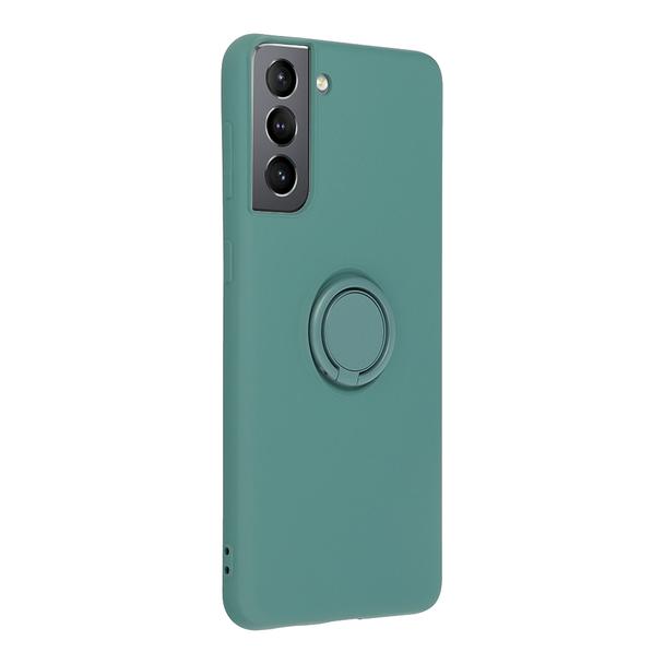 Futerał do Samsung A54 5G Silicone Ring zielony