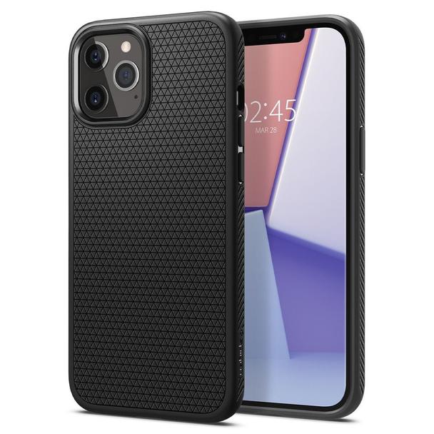 Futerał SPIGEN Liquid Air do IPHONE 12 / 12 PRO matte black