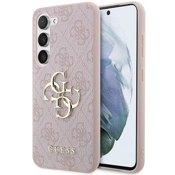 GUESS futerał do SAMSUNG A55 GUHCSA554GMGPI (4G Big Metal Logo) różowy
