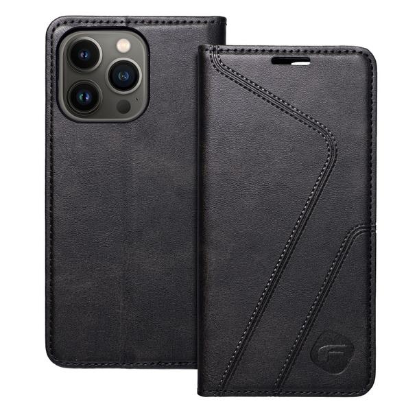 Pokrowiec na iPhone 13 PRO Forcell F-Protect RFID Blocker Book czarny