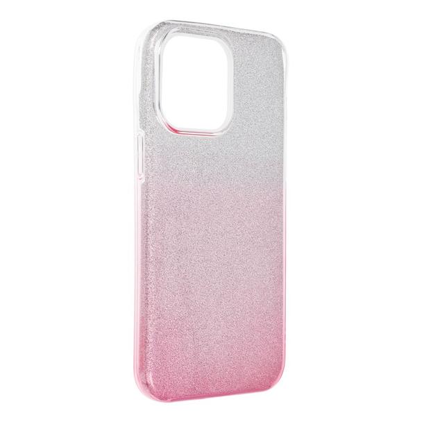 Futerał do iPhone 15 PRO MAX Shining transparentny różowy