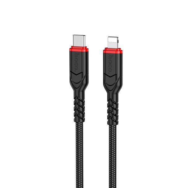 Kabel USB C do Lightning Hoco PD 27W 3 m X59 czarny