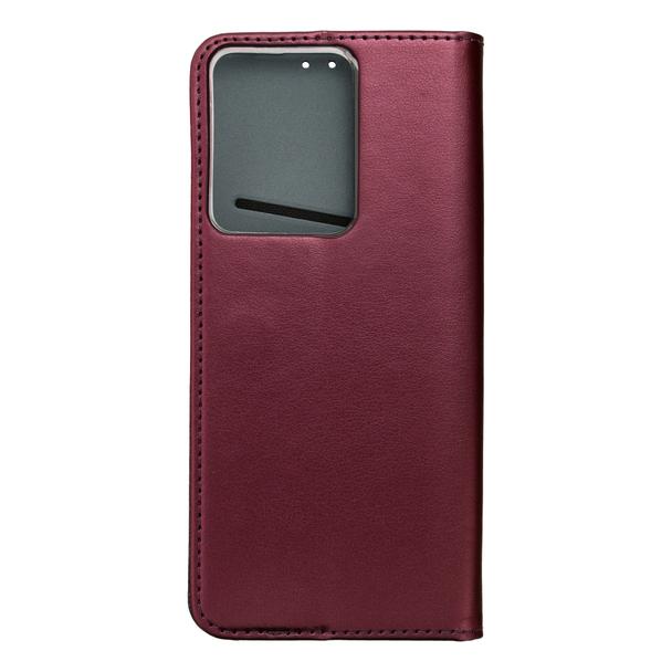 Etui z klapką na Realme 14T 5G Smart Magneto burgundowe