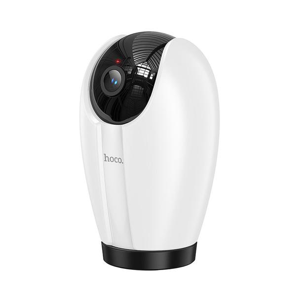 Kamera wewnętrzna Hoco 3MP Full HD Wi-Fi D6 biała
