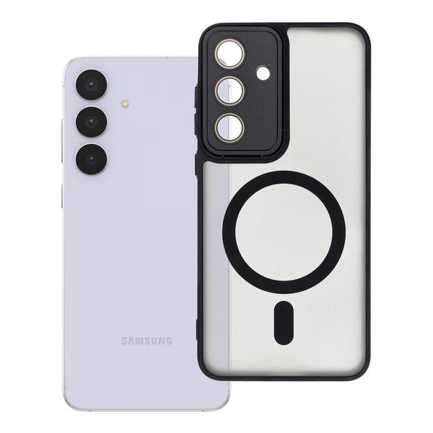 Futerał do Samsung S25 FE Variete Mag Cover zgodny z MagSafe czarny