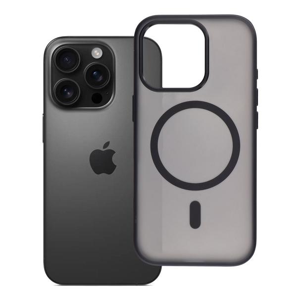 Futerał do iPhone 16 PRO Flexline Mag Cover zgodny z MagSafe czarny
