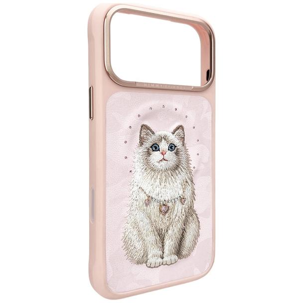 NIMMY futerał LUCKY FASHION CAT kompatybilny z MagSafe do IPHONE 18 Pro/17 Pro różowy