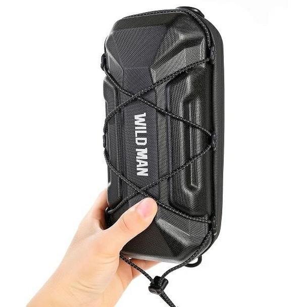 WILDMAN sakwa rowerowa na kierownicę na zamek 2L XT17 czarna