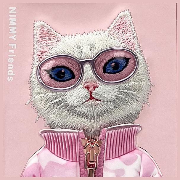 NIMMY futerał COOL&CUTE 2.0 Cat do IPHONE 16 Pro różowy