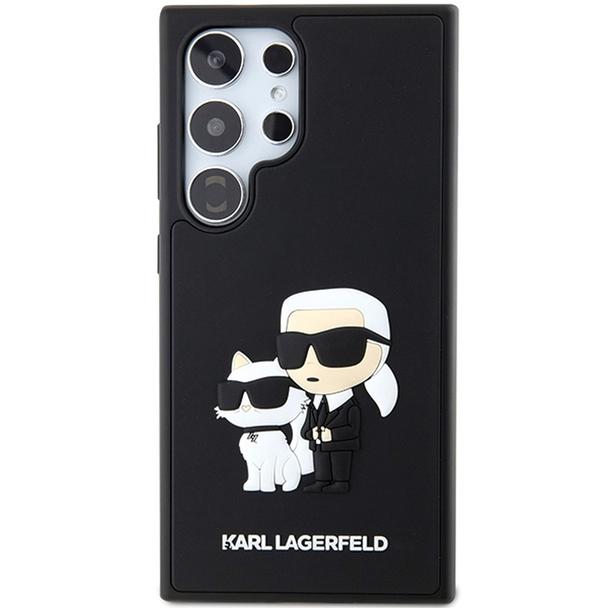 KARL LAGERFELD futerał do SAMSUNG S24 Ultra KLHCS24L3DRKCNK (3D RUBBER KC NFT) czarny
