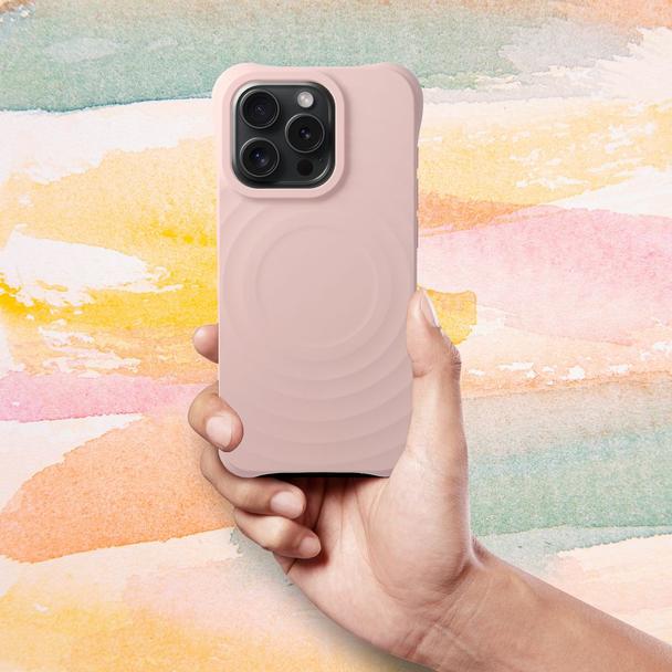 Silicone Zephyr Mag Cover kompatybilny z MagSafe do IPHONE 13 PRO MAX różowy