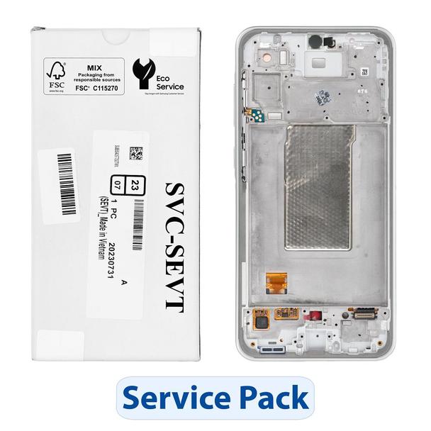 ServicePack Wyświetlacz LCD SAMSUNG A36 5G A366B Lime GH82-36841C