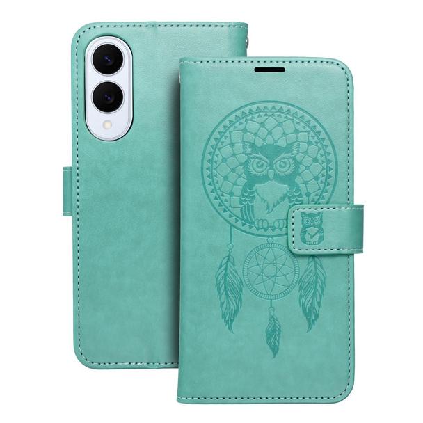 Etui z klapką na Samsung S25 EDGE Mezzo Book łapacz snów zielone