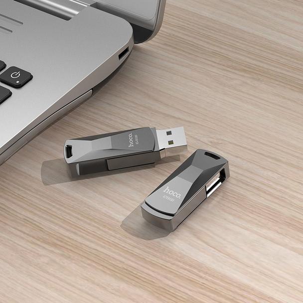 Pendrive 128GB USB 3.0 (USB A) Hoco UD5 szary