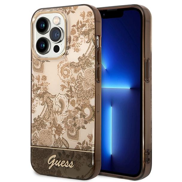 GUESS futerał do IPHONE 14 Pro Max GUHCP14XHGPLHC (IML Electro Cam TDJ) ochra