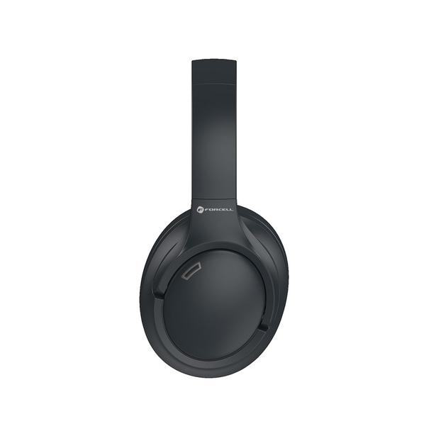 Słuchawki bezprzewodowe nauszne Forcell F-Audio Vibe ANC + ENC + TUYA APP czarne