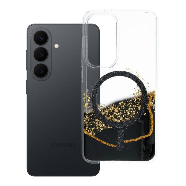 Etui na Samsung S24 / S25 Golden zgodne z MagSafe czarne