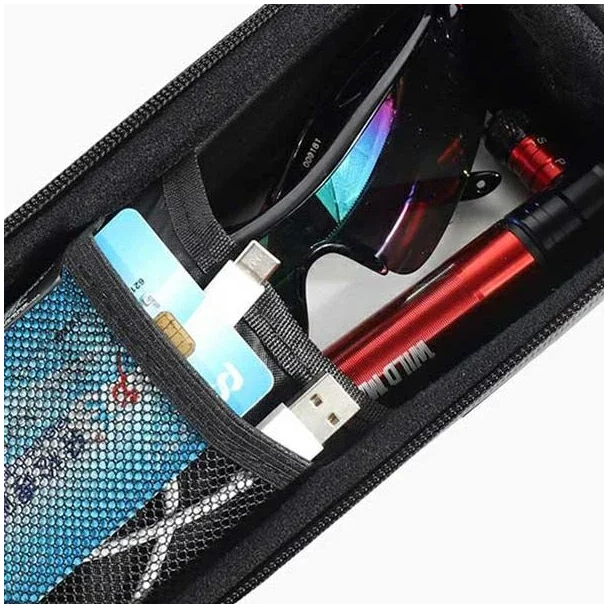 WILDMAN sakwa rowerowa na ramę na zamek 1L (4" - 7") XS2 czarna