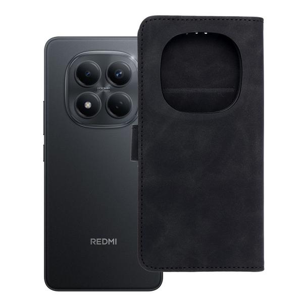 Etui z klapką na Xiaomi Redmi NOTE 15 PRO 5G Tender Book czarne