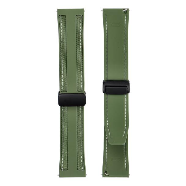 Pasek do zegarka 22 mm Titmo Strap S7 silicone zielony