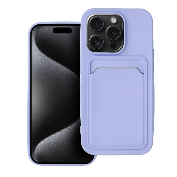 Futerał do iPhone 15 PRO Card Case fioletowy