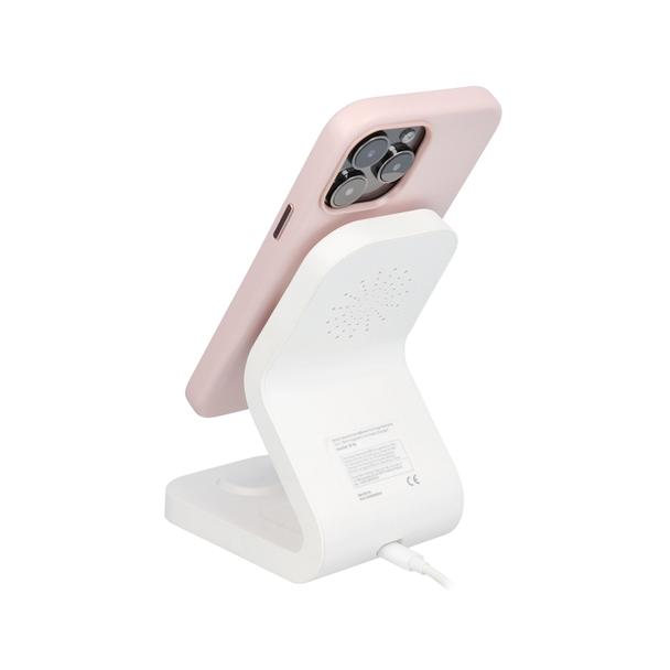 Futerał LEATHER MAG COVER kompatybilny z MagSafe do IPHONE 16 Pro różowy