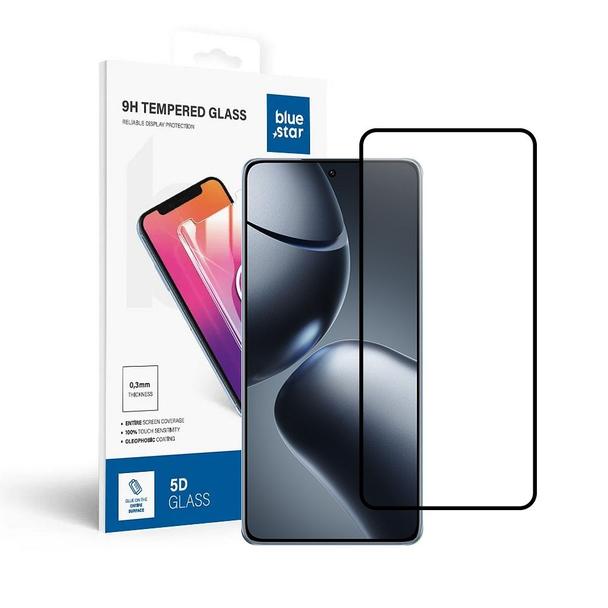 Szkło hartowane do Xiaomi 14T PRO Blue Star 5D czarne