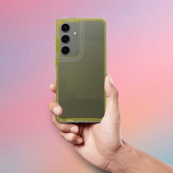 Futerał do Samsung A26 5G Matrix Clear żółty