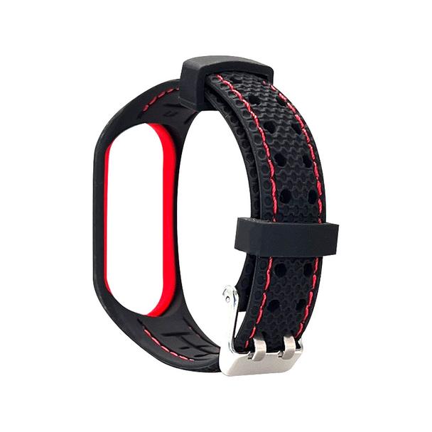 Pasek z elastomeru LIFESTYLE do XIAOMI Mi Band 5 / 6 black (04)