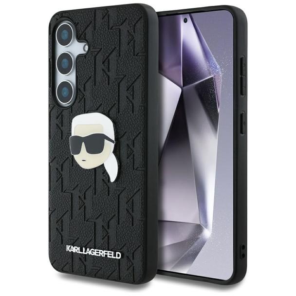 KARL LAGERFELD futerał do SAMSUNG S25 KLHCS25SPGKLKIPK (PU Monogram K. Head Pin) czarny
