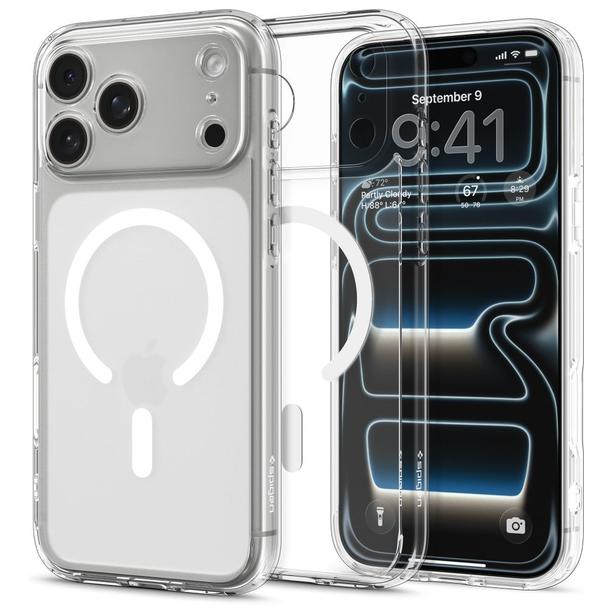 SPIGEN futerał ULTRA HYBRID MAG MAGSAFE IPHONE 17 PRO FROST WHITE