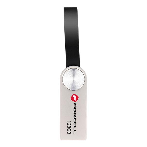 Pendrive 128GB USB 3.2 Gen 1 (USB A) Forcell F-Data Metal srebrny