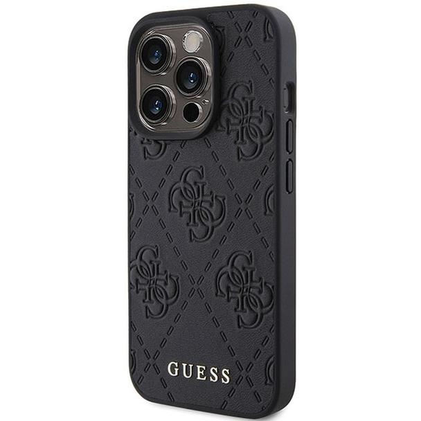 GUESS futerał do IPHONE 15 Pro GUHCP15LP4EPMK (Quilted 4G Classic) czarny