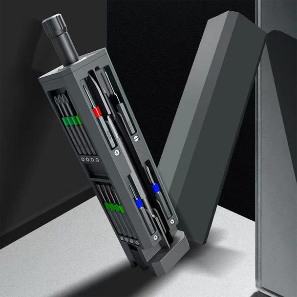 Zestaw śrubokrętów precyzyjnych / wkrętaków serwisowych, bitów 30w1 aluminium