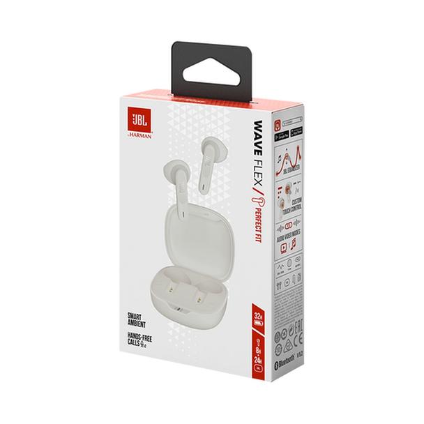 Słuchawki bezprzewodowe douszne JBL Wave Flex JBLWFLEXWHT białe