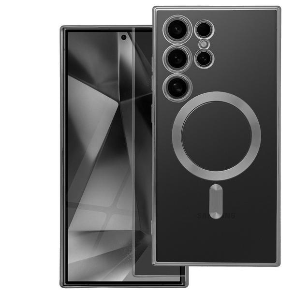 Futerał do Samsung A37 Electro Mag Cover zgodny z MagSafe tytanowy